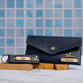 Stylish Nexon Clutch and Keychain Combo for Her